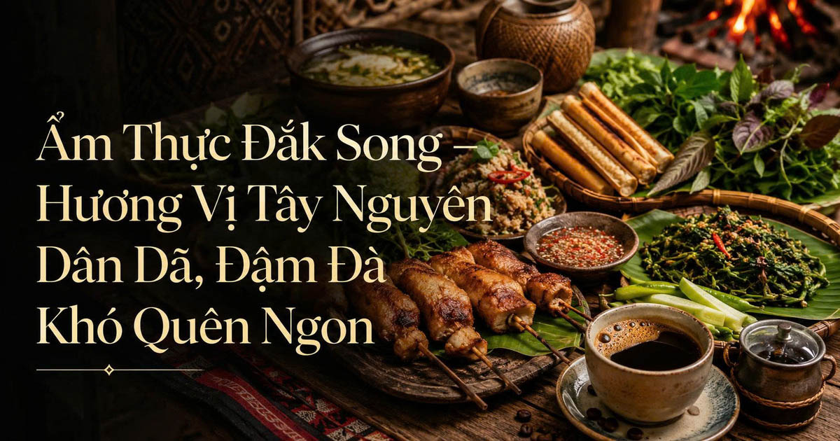 Ẩm Thực Đắk Song – Hương Vị Tây Nguyên Dân Dã, Đậm Đà Khó Quên Ngon