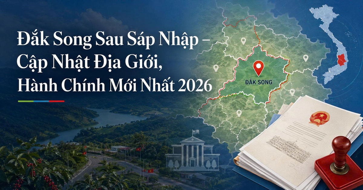 Đắk Song Sau Sáp Nhập – Cập Nhật Địa Giới, Hành Chính Mới Nhất 2026